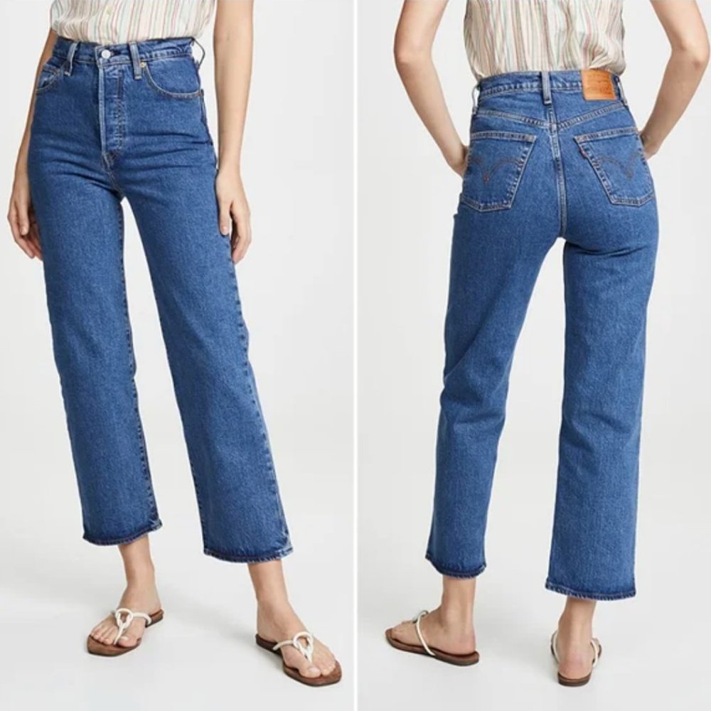 Levi's Women's Premium Ribcage Straight Ankle Jeans